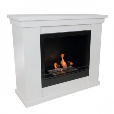 CACHFIRES TRADITIONAL WHITE Freistehende Bio-Ethanol-Kamin