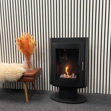 CACHFIRES TRENTON BLACK free standing biofireplace