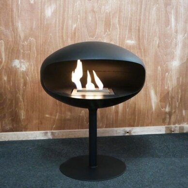 COCOON FIRES PEDESTAL BLACK biokamin 2