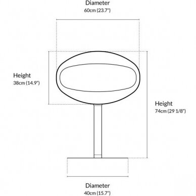 COCOON FIRES PEDESTAL BLACK STEEL biokamin (Kopija) 2