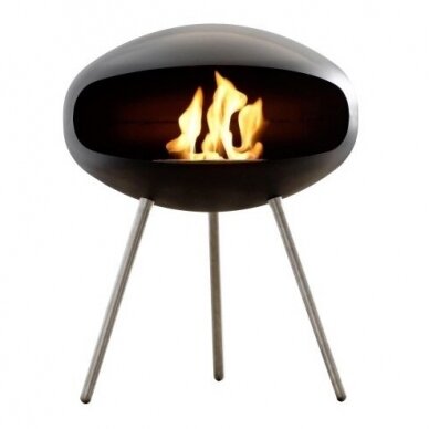 COCOON FIRES TERRA BLACK  free standing biofireplace