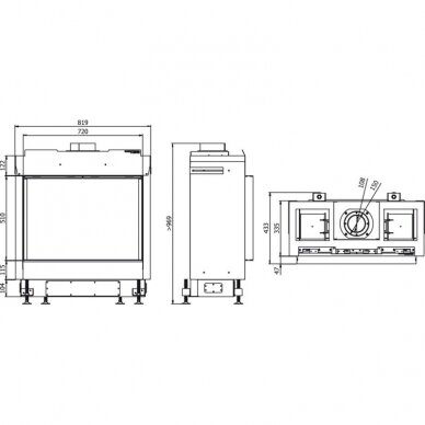 DEFRO HOME VITAL 51 S газовый камин 3