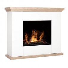 DIMPLEX NORTE WHITE-LIGHT OAK cassette 600 pastatomas vandens garų elektrinis židinys