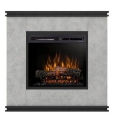 DIMPLEX VENA CONCRETE-BLACK 23 XHD pastatomas elektrinis židinys su apdaila