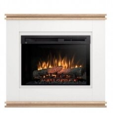 DIMPLEX VENA WHITE-LIGHT OAK 26 XHD pastatomas elektrinis židinys su apdaila