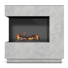 DIMPLEX ZEN L CONCRETE free standing electric fireplace