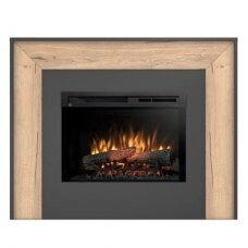 DIMPLEX ZUNI BLACK-LIGHT OAK 26 XHD pastatomas elektrinis židinys su apdaila