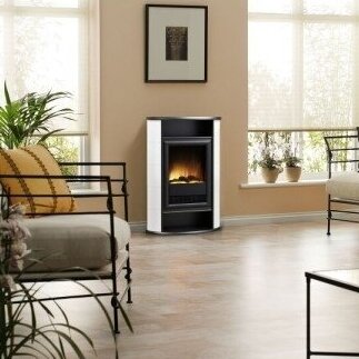 DIMPLEX SCANDIC WHITE ECO LED free standing electric fireplace