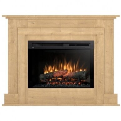 DIMPLEX ALVA LIGHT OAK 26 XHD free standing electric fireplace 1