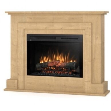 DIMPLEX ALVA LIGHT OAK 26 XHD free standing electric fireplace