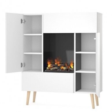 DIMPLEX ARROS cassette 400 W02 free standing electric fireplace 1