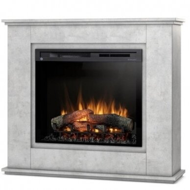 DIMPLEX ASTI MAX CONCRETE ECO LED free standing electric fireplace 1