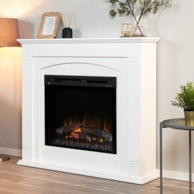 DIMPLEX ATRATO WHITE 23 XHD free standing electric fireplace 1