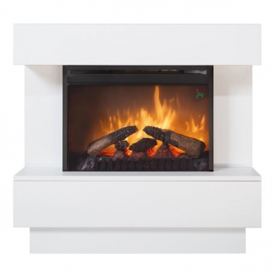 DIMPLEX AVALONE WHITE ECO LED free standing electric fireplace 2