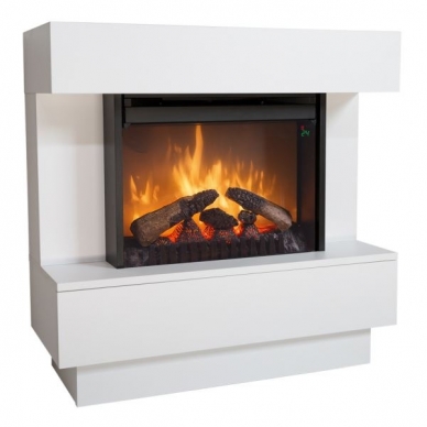 DIMPLEX AVALONE WHITE ECO LED free standing electric fireplace 1