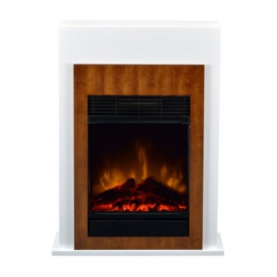 DIMPLEX BELLINI WALNUT ECO LED free standing electric fireplace 1