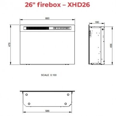 DIMPLEX CAVO WHITE 26 XHD elektrikamin 3