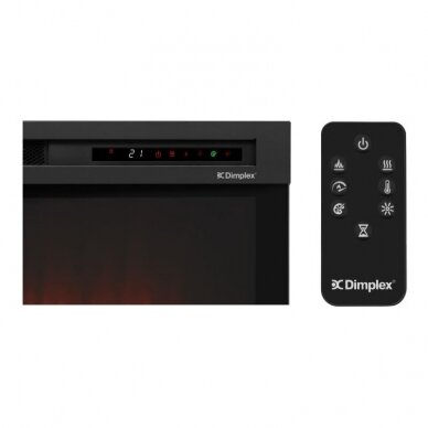 DIMPLEX Firebox 23" XHD LED iebūvējamais elektriskais kamīns 2