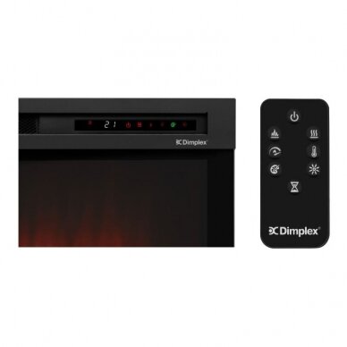 DIMPLEX Firebox 26" XHD LED iebūvējamais elektriskais kamīns 3