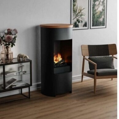 DIMPLEX FYR 127 BLACK free standing electric fireplace