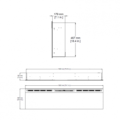 DIMPLEX GALVESTON electric fireplace insert 2