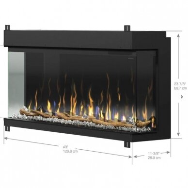 DIMPLEX IGNITE BOLD 50 OPTIFLAME elektrikamin sisseehitatav 2