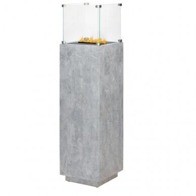 DIMPLEX ISOLA STONE GREY brīvi stavošs elektrokamīns