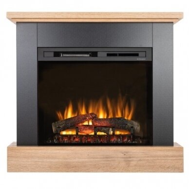 DIMPLEX JUKON BLACK-LIGHT OAK 28 XHD free standing electric fireplace