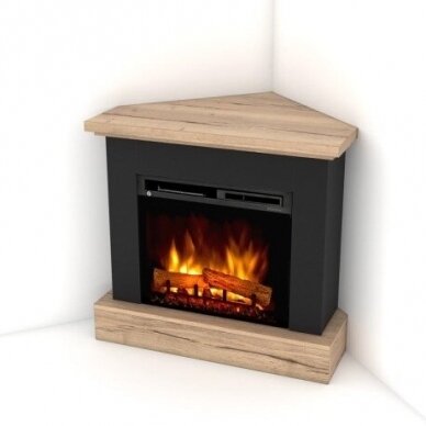 DIMPLEX JUKON N BLACK-LIGHT OAK 23 XHD free standing electric fireplace