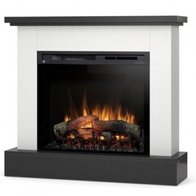 DIMPLEX JUKON WHITE-BLACK 28 XHD free standing electric fireplace 1