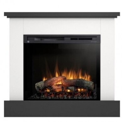 DIMPLEX JUKON WHITE-BLACK 28 XHD free standing electric fireplace