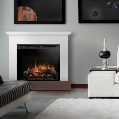 DIMPLEX JUKON WHITE-OAK 28 XHD free standing electric fireplace