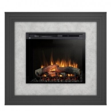 DIMPLEX KATRA BLACK-CONCRETE 28 XHD free standing electric fireplace