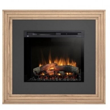 DIMPLEX KATRA LIGHT OAK-BLACK 28 XHD brīvi stavošs elektrokamīns