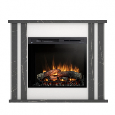 DIMPLEX KELSO WHITE-BLACK MARMUR 28 XHD free standing electric fireplace 1