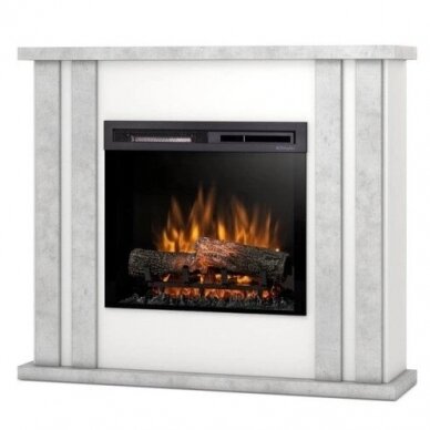 DIMPLEX KELSO WHITE-CONCRETE 23 XHD free standing electric fireplace