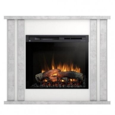 DIMPLEX KELSO WHITE-CONCRETE 28 XHD free standing electric fireplace