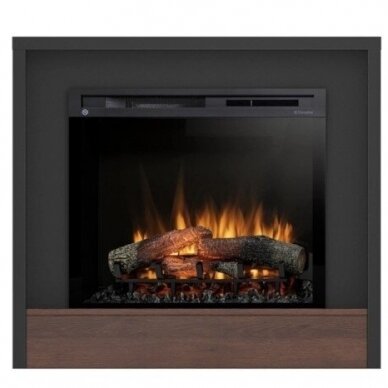 DIMPLEX KLAR BLACK-OAK 28 XHD pastatomas elektrinis židinys su apdaila 1