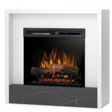 DIMPLEX KLAR WHITE-BLACK MARMUR 23 XHD free standing electric fireplace