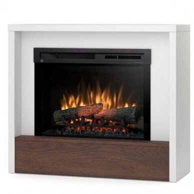 DIMPLEX KLAR WHITE-OAK 26 XHD free standing electric fireplace