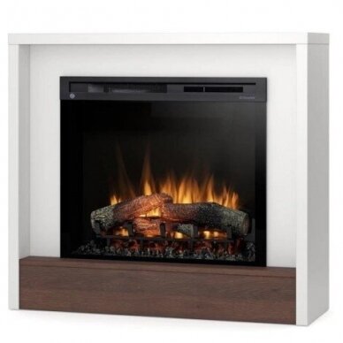 DIMPLEX KLAR WHITE-OAK 28 XHD free standing electric fireplace