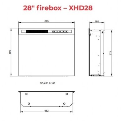 DIMPLEX LENOX OAK 28 XHD Elektrokamin 2