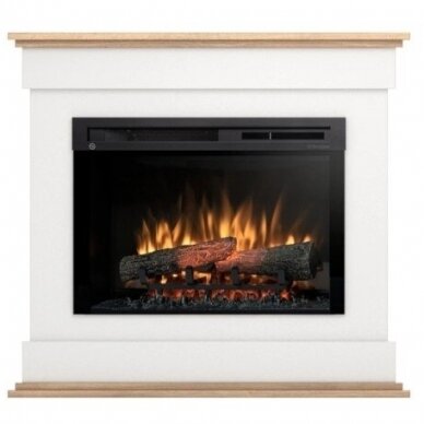 DIMPLEX LENOX WHITE-LIGHT OAK 26 XHD free standing electric fireplace 1