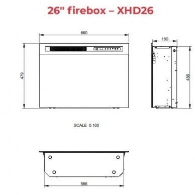 DIMPLEX LENOX WHITE-OAK 26 XHD электрические камин с порталом 3