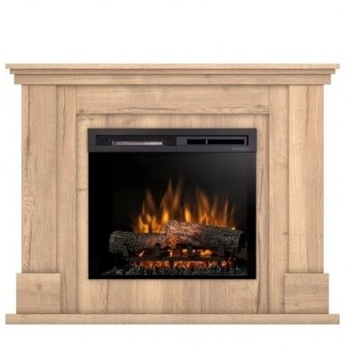 DIMPLEX LUENA LIGHT OAK 23 XHD free standing electric fireplace 1