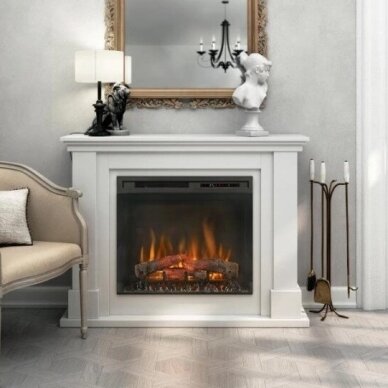 DIMPLEX LUENA WHITE 28 XHD free standing electric fireplace 1