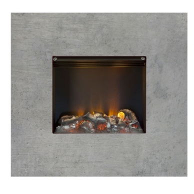 DIMPLEX NISSUM CONCRETE electric fireplace wall-mounted 1