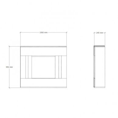 DIMPLEX NOVA ECO LED free standing electric fireplace 5