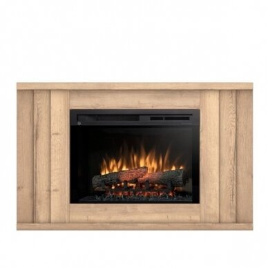 DIMPLEX PARIA LIGHT OAK 26 XHD free standing electric fireplace 1