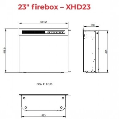 DIMPLEX PARIA OAK 23 XHD Elektrokamin 3